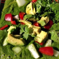 Chilled Green Soup -  A Summer Staple