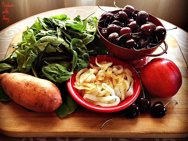 Ingredients for Cherry BBQ Salad